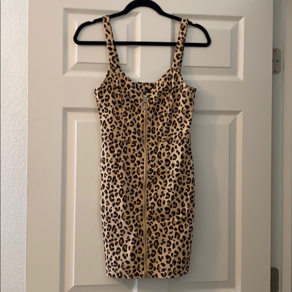 H&M zip up mini dress!